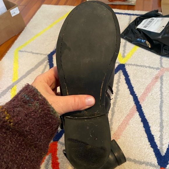 Steve Madden leather motorcycle boots size 7.5 - Picture 5 of 5